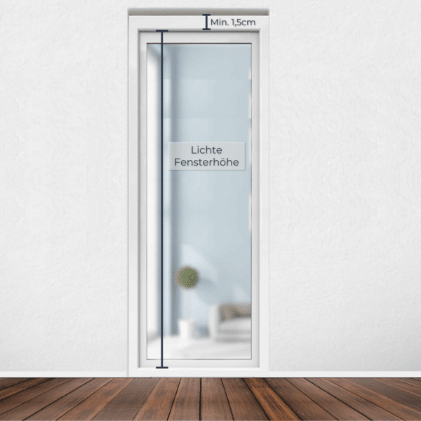 Altura libre de la ventana