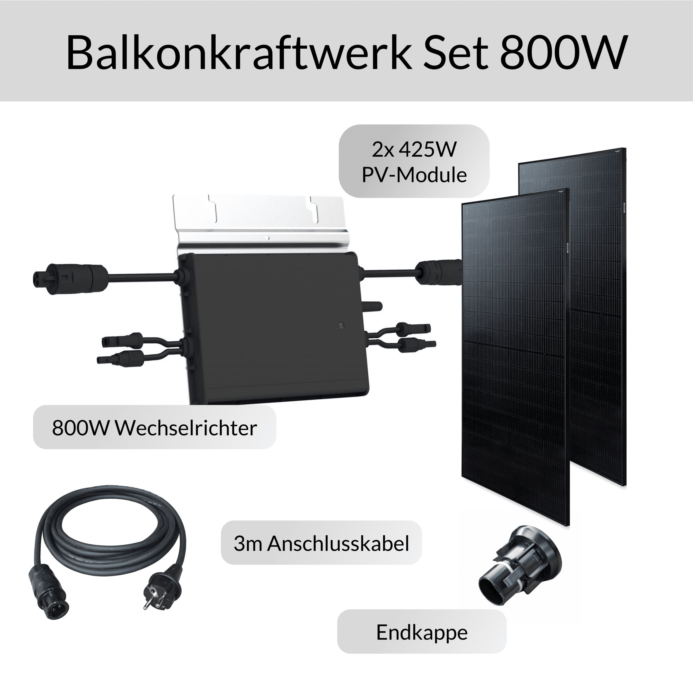 Grupo electrógeno para balcón 800 W