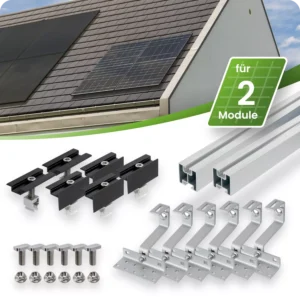Imagen Conjunto de montaje de cubierta inclinada para central eléctrica con balcón