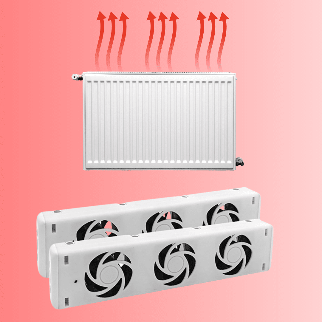 Ventilador de radiador para una calefacción más eficaz