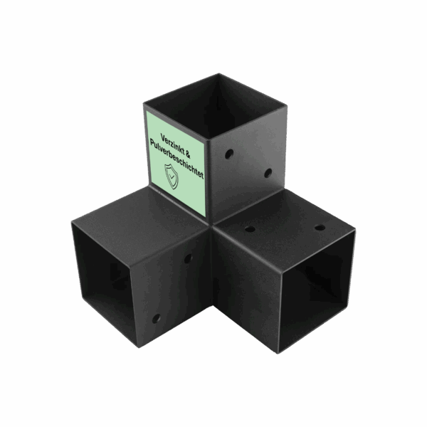 Y-Eckverbinder / Pfostenverbinder 70x70 mm - Imagen 8