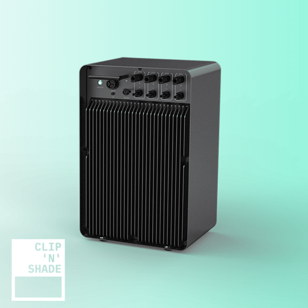 Sistema de almacenamiento Marstek Jupiter-C con inversor integrado de 800 W - vista trasera